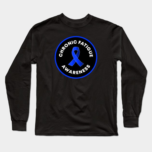 Chronic Fatigue Syndrome - Disability Awareness Long Sleeve T-Shirt by Football from the Left